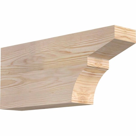Ekena Millwork Monterey Smooth Rafter Tail, Douglas Fir, 3 1/2"W x 8"H x 18"L RFT04X08X18MON00SDF